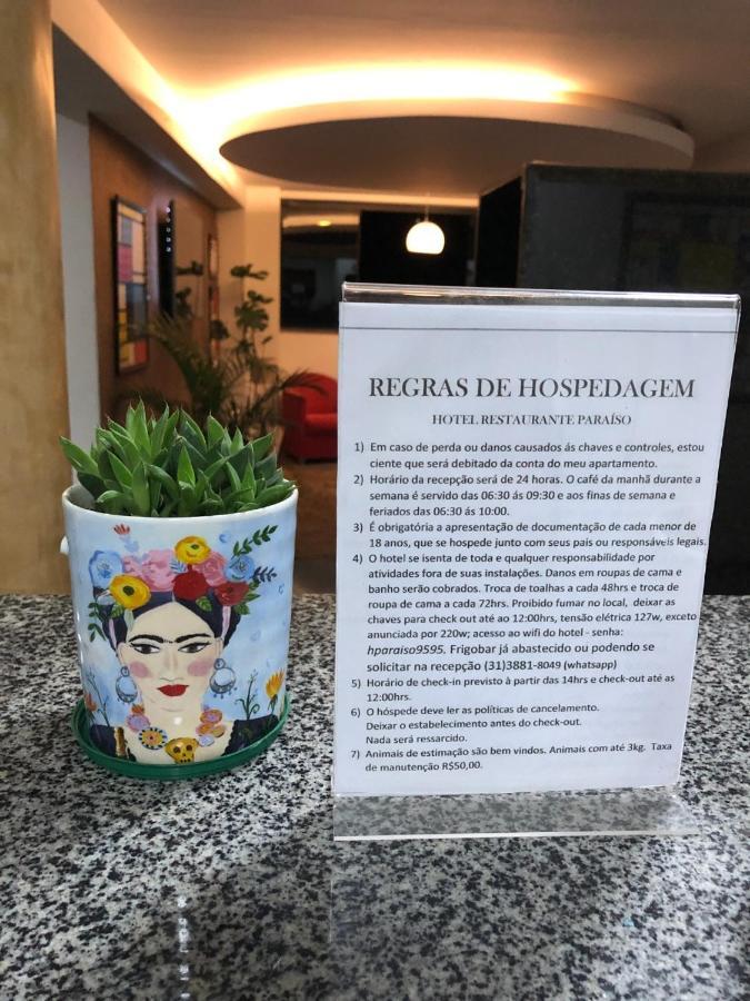 Hotel & Restaurante Paraiso Ponte Nova - Proximo A Faculdade Dinamica ภายนอก รูปภาพ